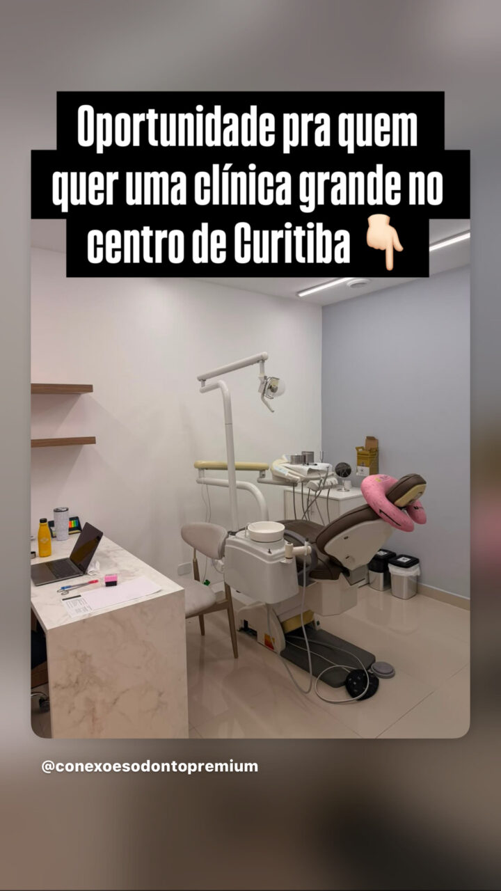 Vendo clínica odontológica no centro de Curitiba