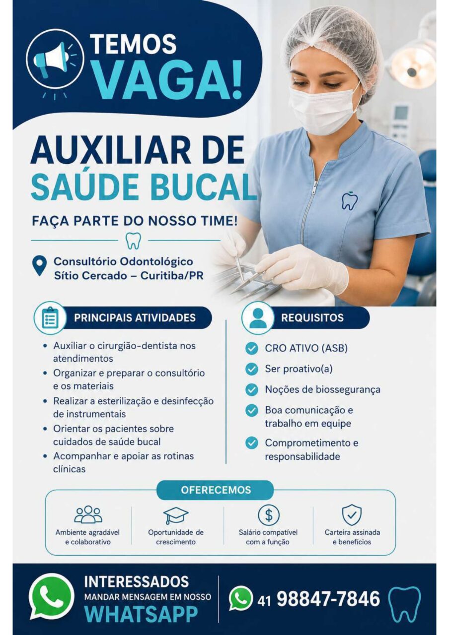 Auxiliar de Saúde Bucal
