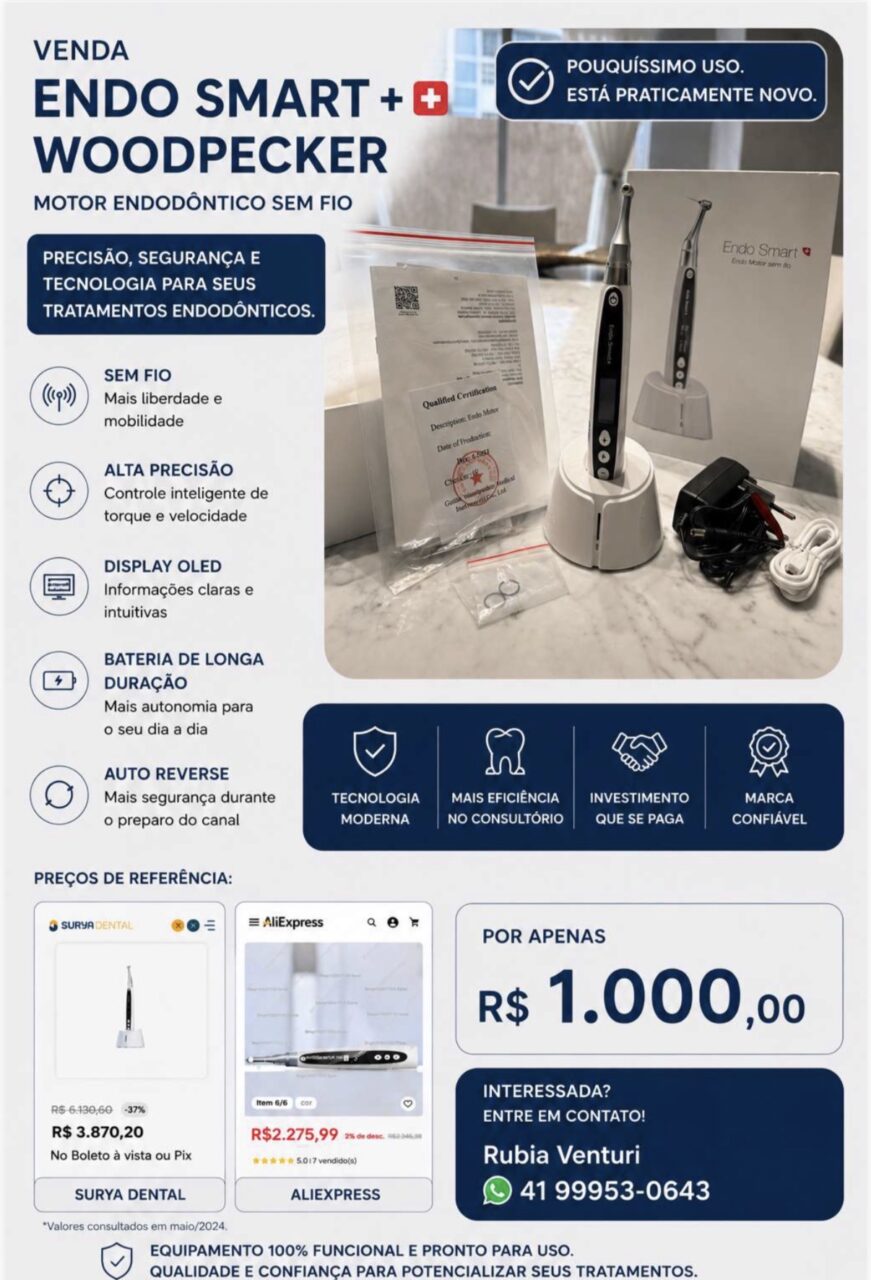 Venda de Motor Endodôntico Endo Smart+
