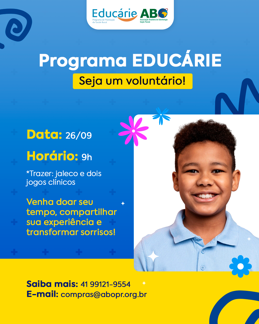 Um dia para transformar sorrisos e histórias.