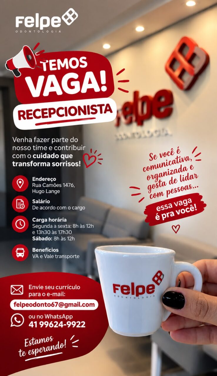 Vaga Recepcionista
